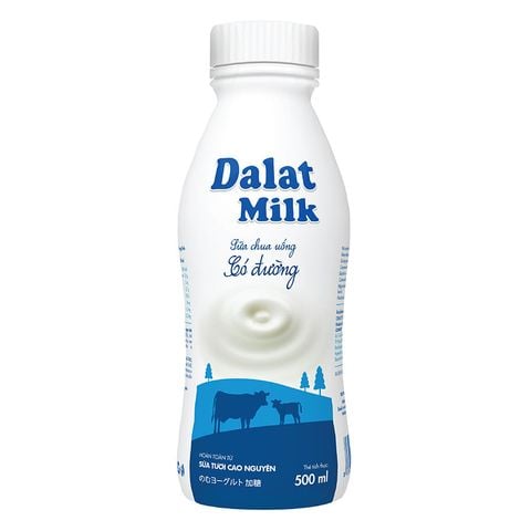Sữa chua uống có đường Dalat Milk 500ml