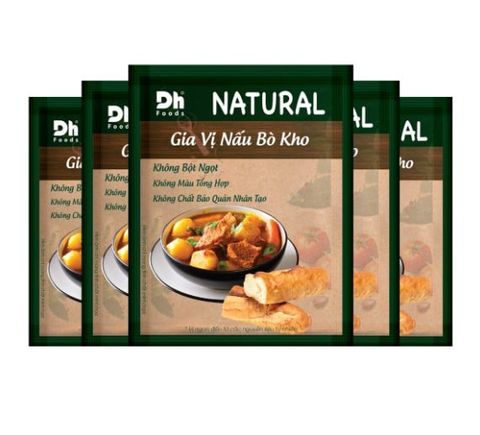 Natural Gia Vị Nấu Bò Kho DH Foods 10g
