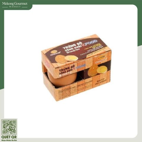 Trứng gà xông khói Vfood (2 quả/hộp)