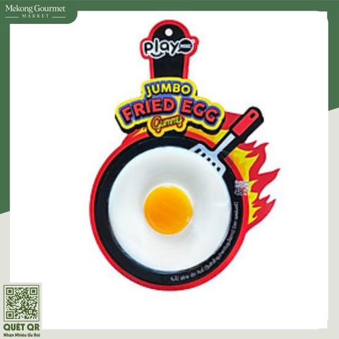 Kẹo dẻo hình trứng chiên Jumbo Playmore 48G