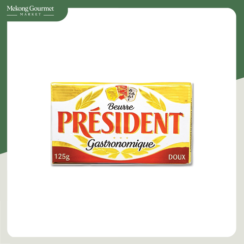 Bơ nhạt Gastronomique hiệu President 125g