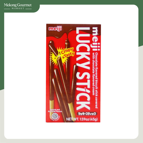 Bánh Lucky Stick Chocolate Meiji 45g