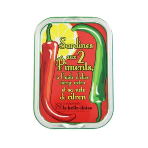 Cá Mòi Ngâm Dầu Olive, Ớt Chanh La Belle - Iloise 115g