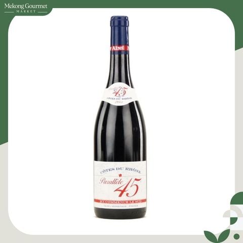 Rượu Vang Đỏ Pháp Cotes du Rhone Parallele 45 Paul Organic Rouge 13,5% 750ml
