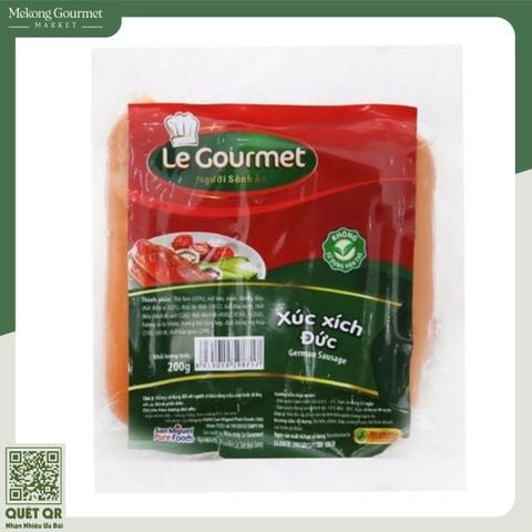 Xúc xích Đức Le Gourmet 10cm 200g