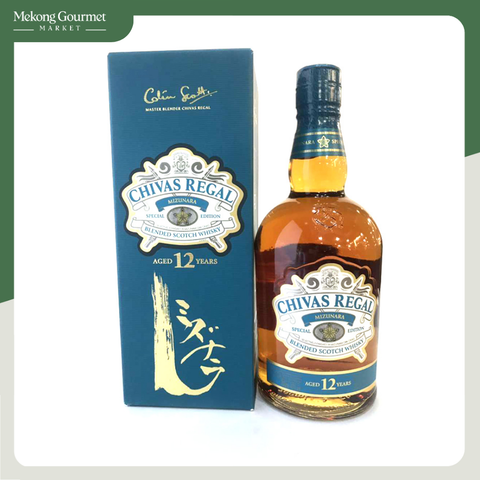 Rượu Whisky Chivas Mizunara 40% 700ml