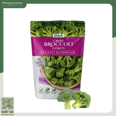 Súp lơ sấy giòn vị muối DJ&A 25g