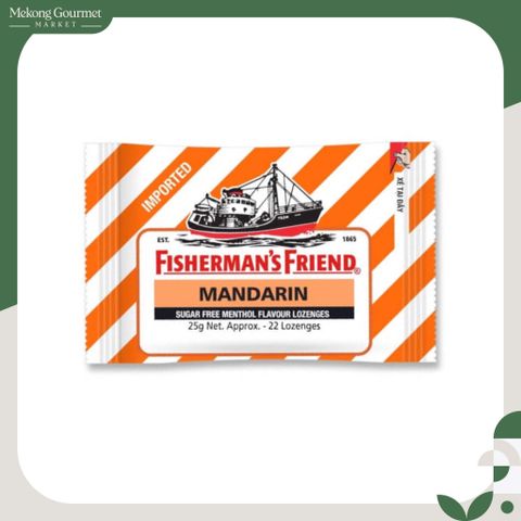 Kẹo Cay Con Tàu Vị Quýt Fisherman's Friend 25G