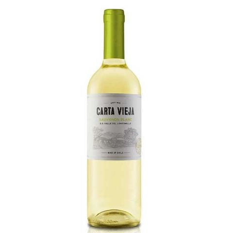 Rượu Vang Trắng Chile Carta Vieja Sauvignon Blanc 13,5% 750ml