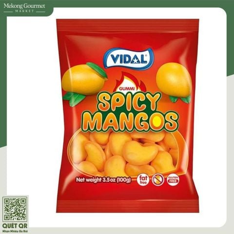 Kẹo dẻo xoài muối ớt Vidal 80g