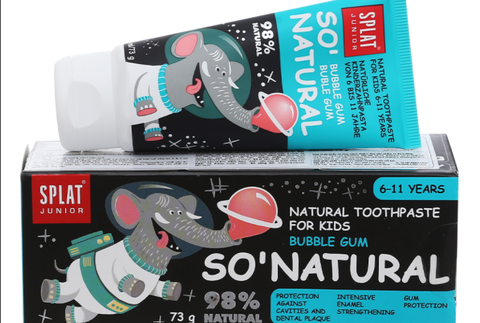 Kem đánh răng tự nhiên mùi Bubble Gum cho bé 6-11 tuổi SPLAT JUNIOR 50ML
