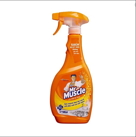 Nước lau bếp đa năng hương cam Mr Muscle 500ml