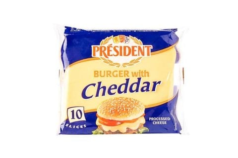 Phô mai Burger with Cheddar hiệu President 200gr