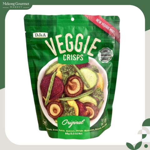 Rau củ sấy giòn vị truyền thống DJ&A 90g