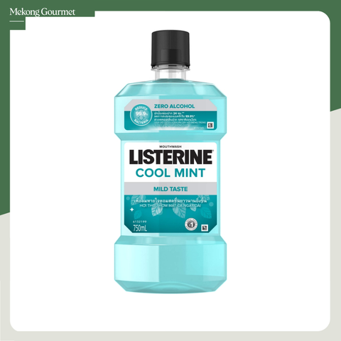 Nước súc miệng diệt khuẩn Listerine Zero 750ml
