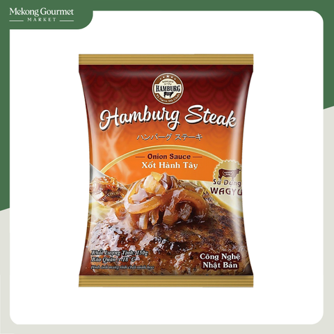 Thị hambagu bò Wagyu xốt hành tây 150g