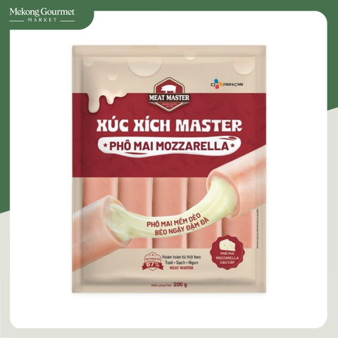 Xúc xích Phô mai Mozzarella Meat Master 200g
