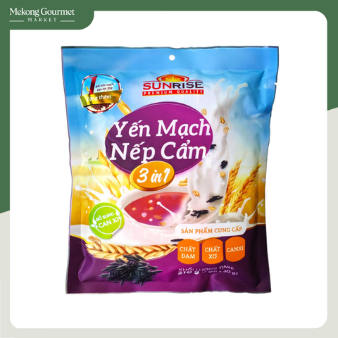 Yến Mạch Nếp Cẩm 3in1 Sunrise 210g