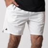  Quần Short nam 7 inch JOOLA - Men's Woven 7" Shorts - White (Trắng) 
