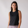 Áo ba lỗ nữ JOOLA - Women's Court Tank - Black (Đen)