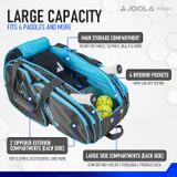  Túi JOOLA Tour Elite Bag - Đen/Xanh 