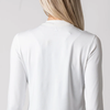  Áo len nữ có khóa kéo JOOLA - Women's Quarter Zip Pullover - White (Trắng) 