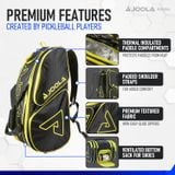  Túi JOOLA Tour Elite Bag - Đen/Vàng 