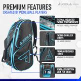  Túi JOOLA Tour Elite Bag - Đen/Xanh 