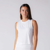 Áo ba lỗ nữ JOOLA - Women's Court Tank - White (Trắng)