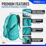  Túi JOOLA Tour Elite Pro Bag - Tuquoise/Teal 