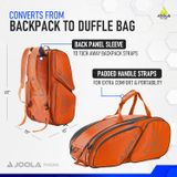  Túi JOOLA Tour Elite Bag - Cam/Xám 