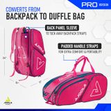  Túi JOOLA Tour Elite Pro Bag - Hồng/Xanh 