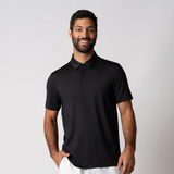  Áo thun Polo nam JOOLA - Men's Club Polo - Black (Đen) 