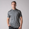 Áo thun có cổ ngắn tay nam JOOLA - Men's Club Printed Polo - Serpentine - Charcoal Gray