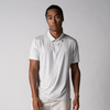 Áo thun có cổ ngắn tay nam JOOLA - Men's Club Printed Polo - Safari Leopard - White