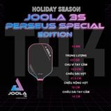  Vợt JOOLA Perseus 3s - Pink - 16mm - Special Edition 