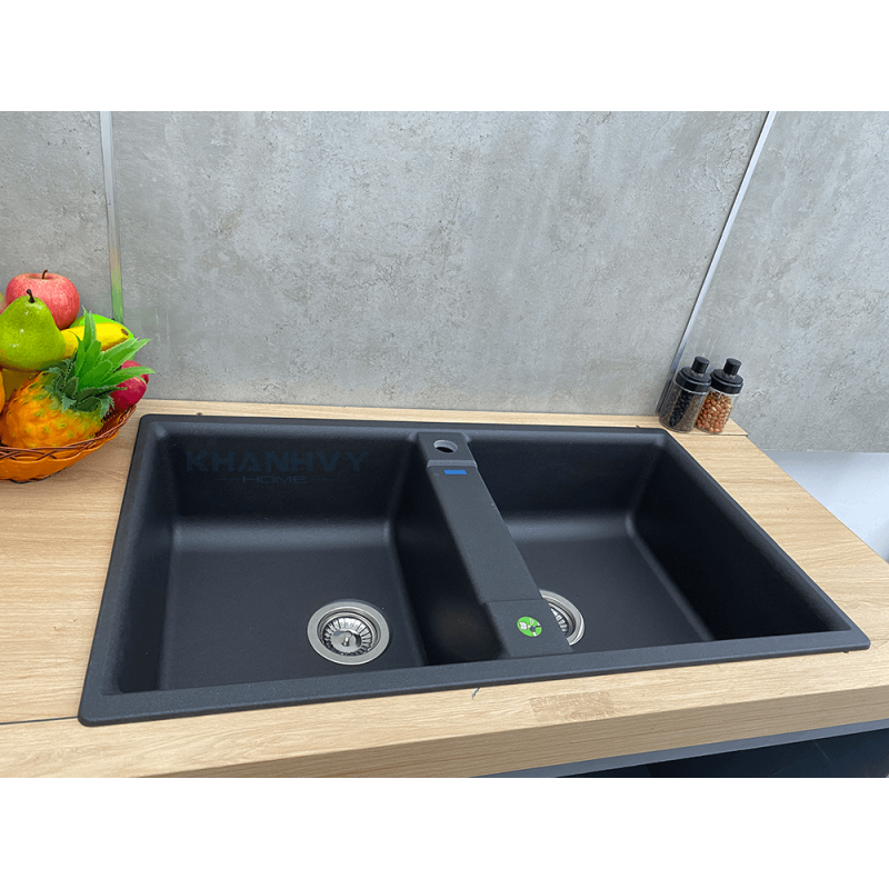 Chậu rửa chén Blancozia 9 - MÀU ĐEN 567.68.340