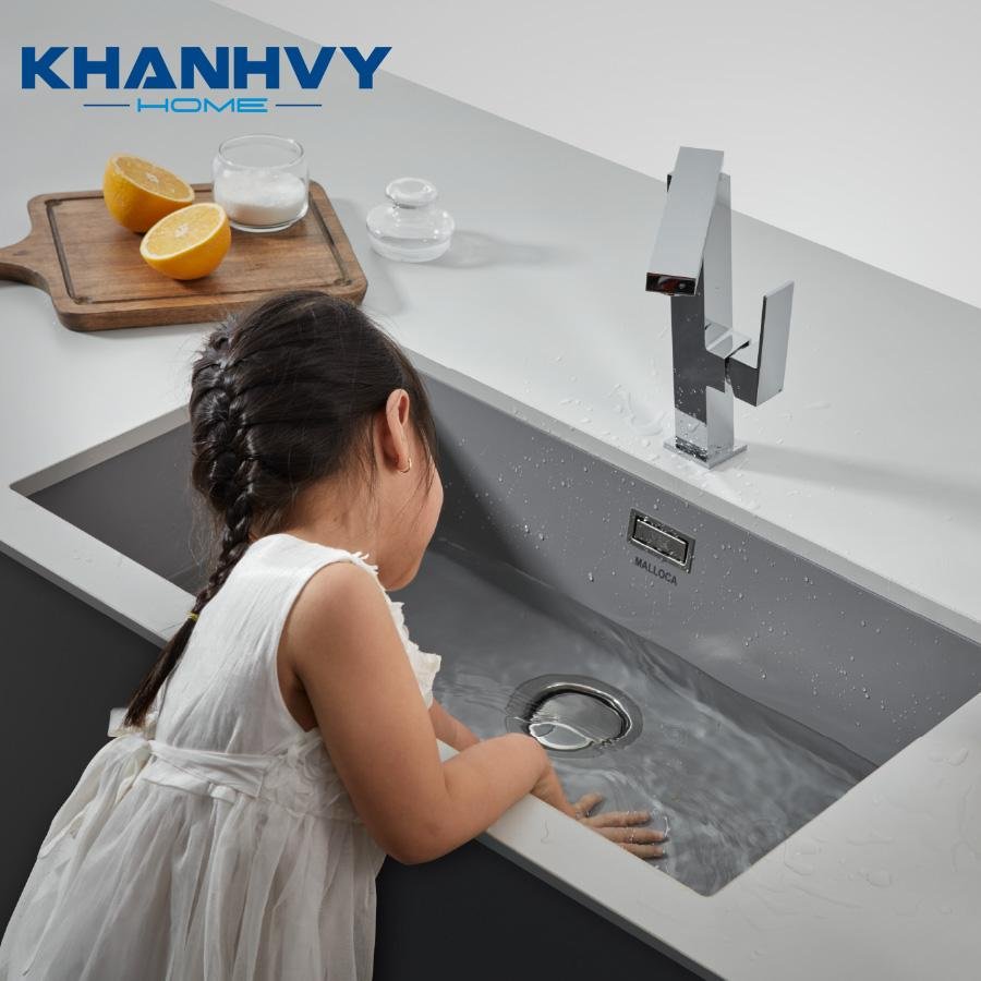 Bồn rửa đơn thiết kế gọn gàng, hiện đại