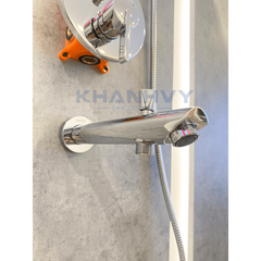 Vòi xả bồn tắm REGAL 232 mm có đầu chuyển đường nước Hafele 589.25.897