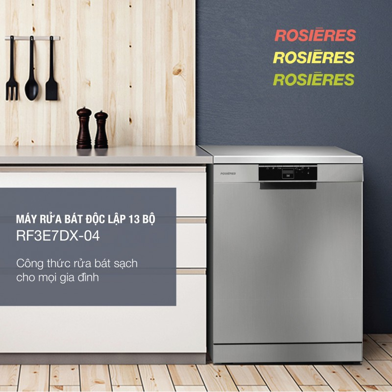 Máy rửa chén 13 bộ Rosieres RF3E7DX-04