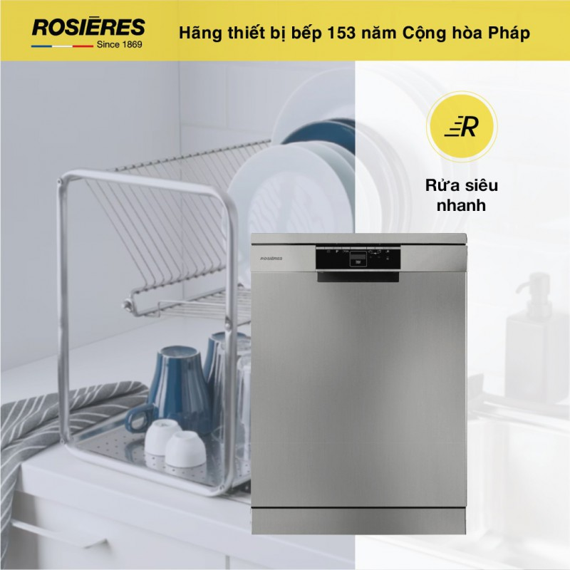 Máy rửa chén 13 bộ Rosieres RF3E7DX-04