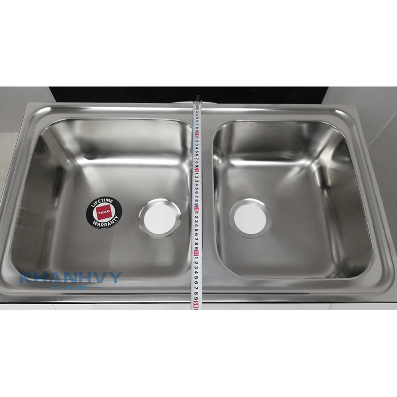 Chậu rửa inox TEKA CLASSIC 860.500.2B (2C) 10119021