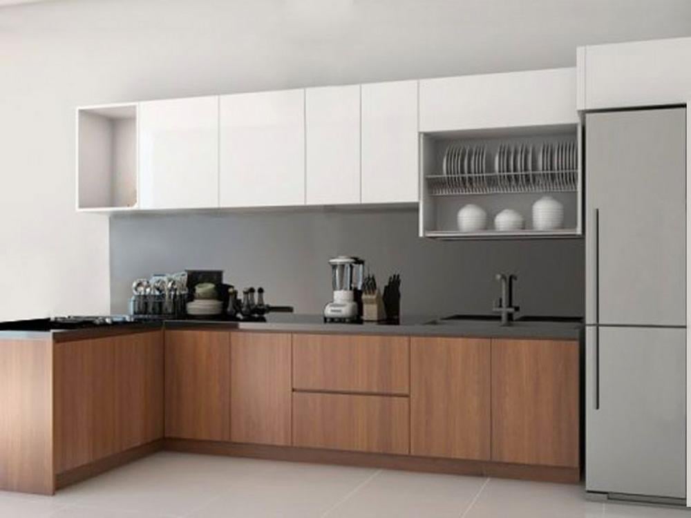 Gỗ công nghiệp và lớp phủ bề mặt gỗ công nghiệp trong nội thất nhà bếp
