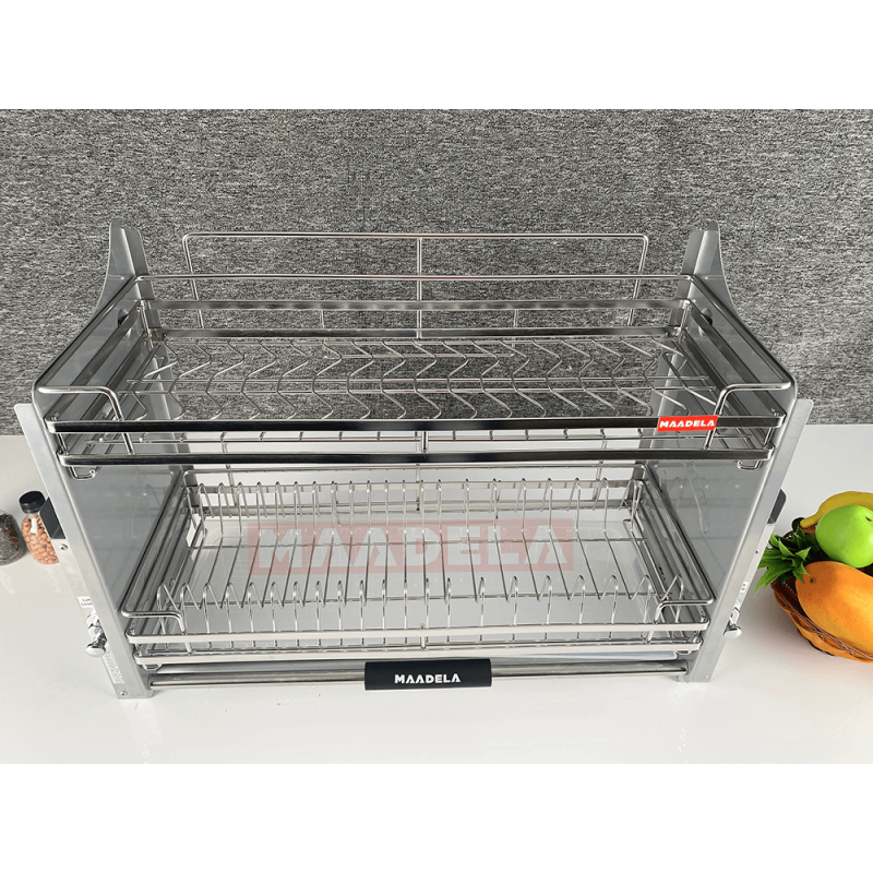 Giá bát đĩa nâng hạ Inox 304 cho tủ bếp trên Maadela MP-G30-2.80 Outlet