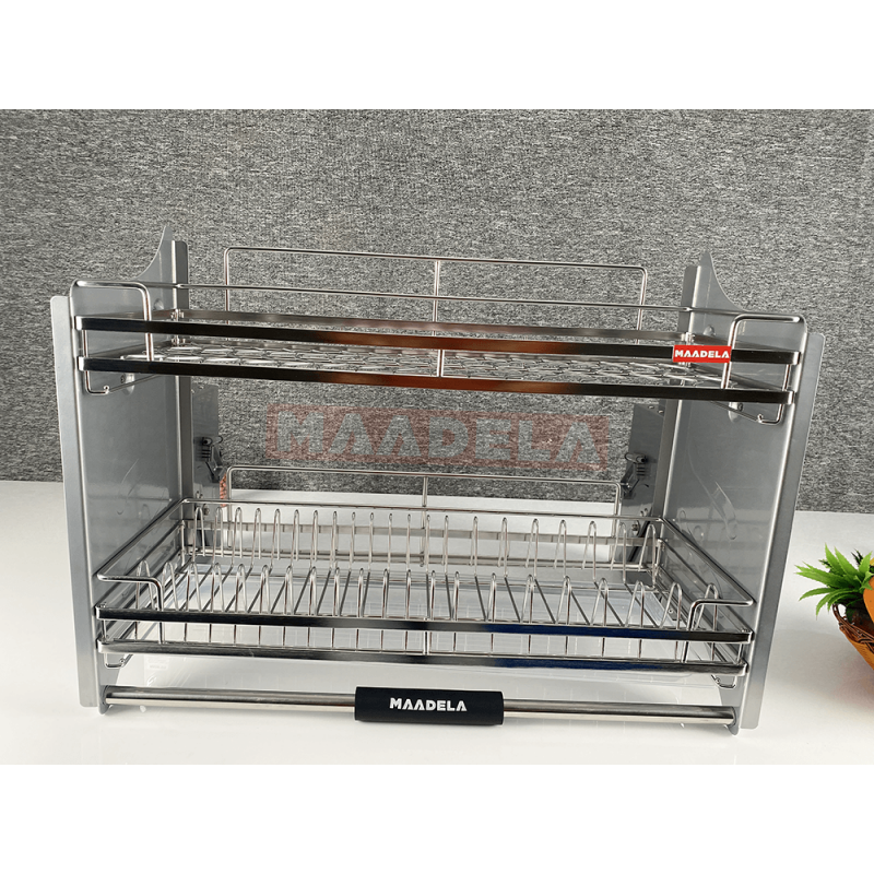 Giá bát đĩa nâng hạ Inox 304 cho tủ bếp trên Maadela MP-G30-2.80 Outlet