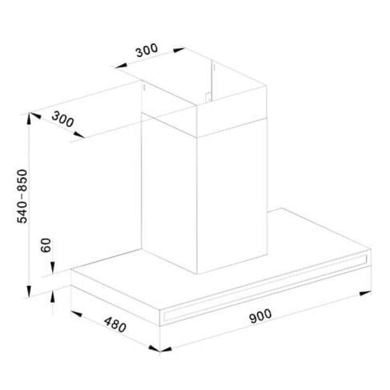 Máy hút mùi Franke FD639S 905 BK/GXS 110.0369.140