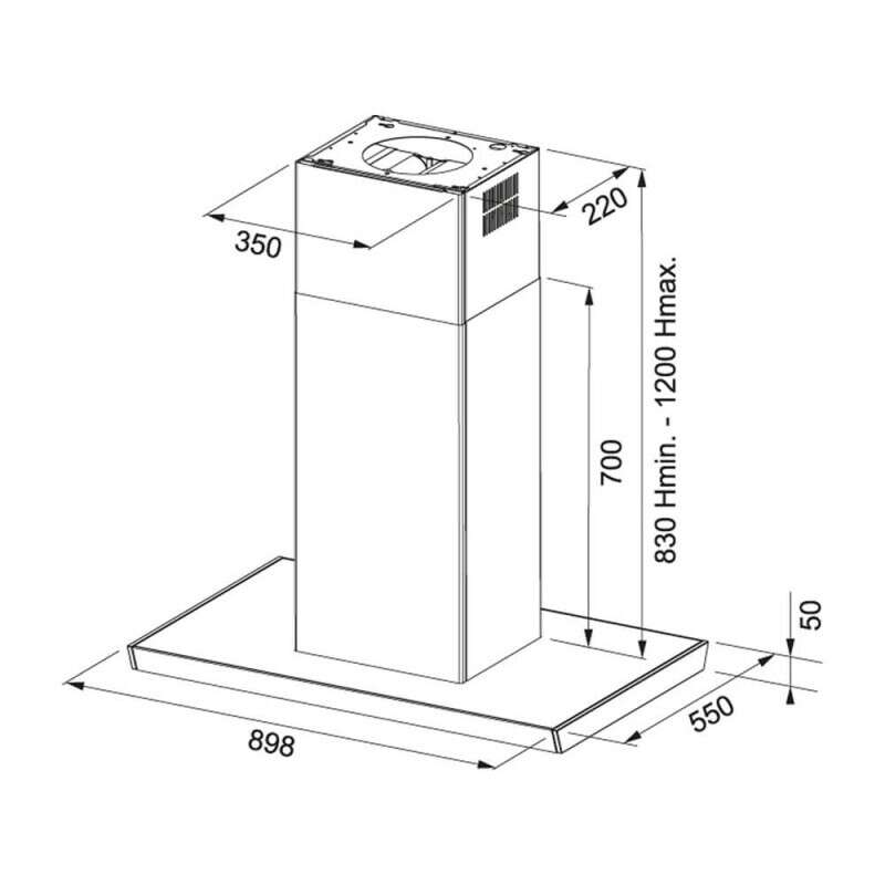 Máy hút mùi đảo Franke FS TS 906 I XS CH 110.0377.523