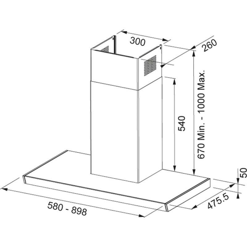 Máy hút mùi Franke FS TS 906 W XS CH 110.0377.522