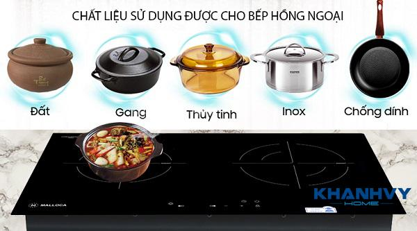 Bếp hồng ngoại không kén nồi nấu