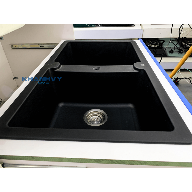 Chậu rửa chén Hafele HS19-GEN2S90 570.36.300 màu đen